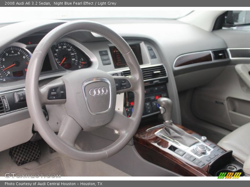Night Blue Pearl Effect / Light Grey 2008 Audi A6 3.2 Sedan