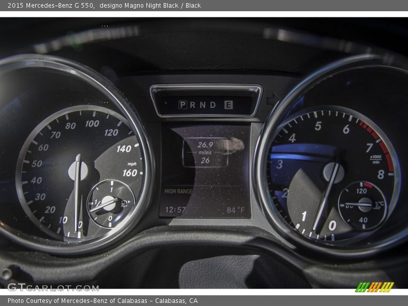  2015 G 550 550 Gauges
