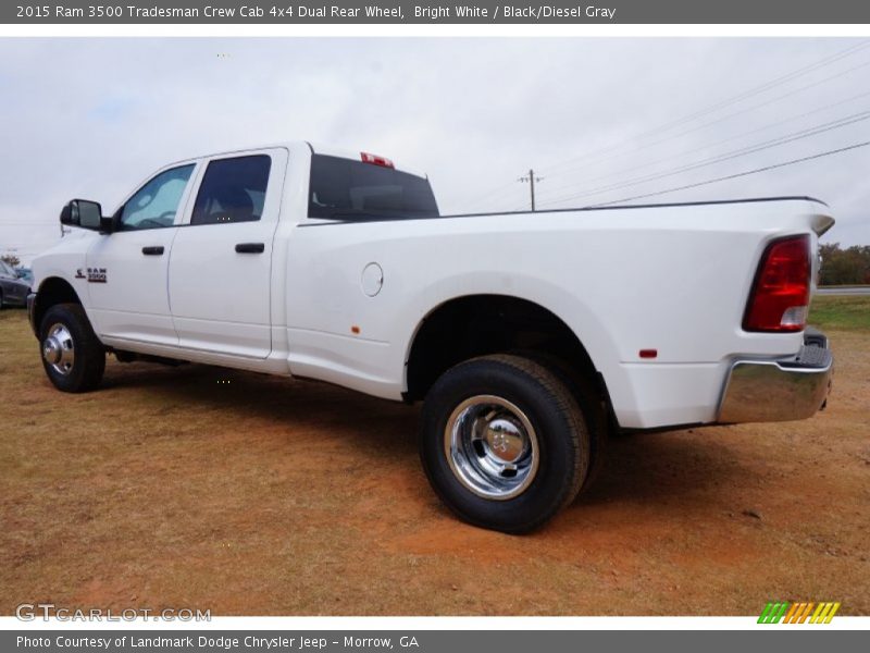  2015 3500 Tradesman Crew Cab 4x4 Dual Rear Wheel Bright White
