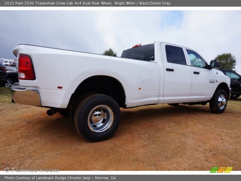 Bright White / Black/Diesel Gray 2015 Ram 3500 Tradesman Crew Cab 4x4 Dual Rear Wheel