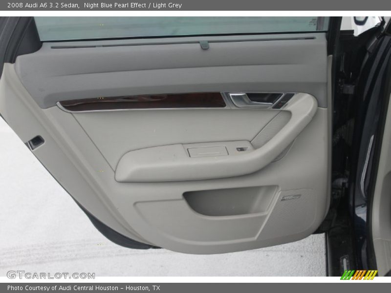 Night Blue Pearl Effect / Light Grey 2008 Audi A6 3.2 Sedan