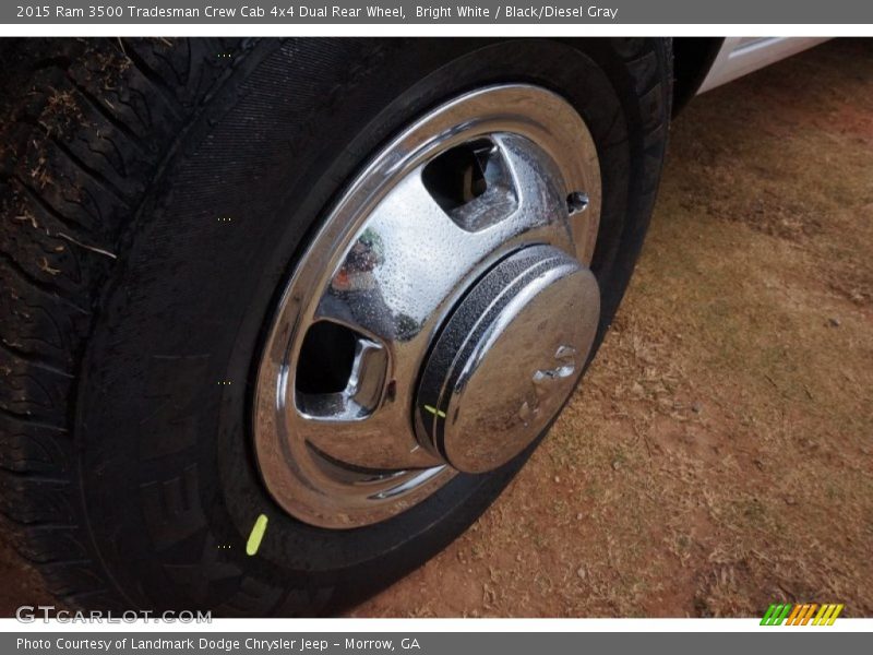 Bright White / Black/Diesel Gray 2015 Ram 3500 Tradesman Crew Cab 4x4 Dual Rear Wheel