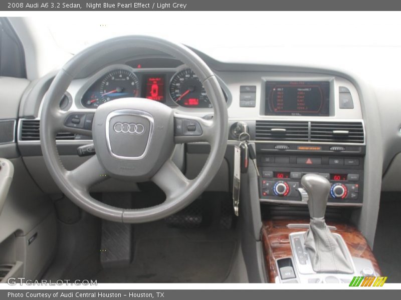Night Blue Pearl Effect / Light Grey 2008 Audi A6 3.2 Sedan