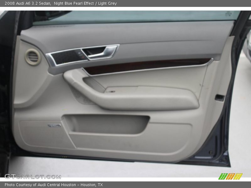 Night Blue Pearl Effect / Light Grey 2008 Audi A6 3.2 Sedan