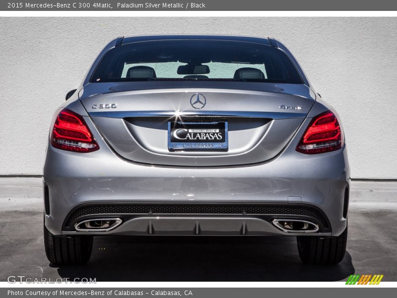 Paladium Silver Metallic / Black 2015 Mercedes-Benz C 300 4Matic