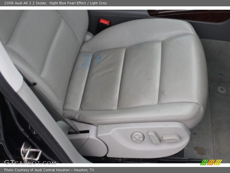 Night Blue Pearl Effect / Light Grey 2008 Audi A6 3.2 Sedan