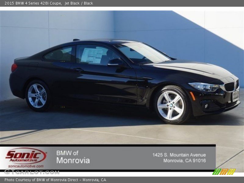 Jet Black / Black 2015 BMW 4 Series 428i Coupe