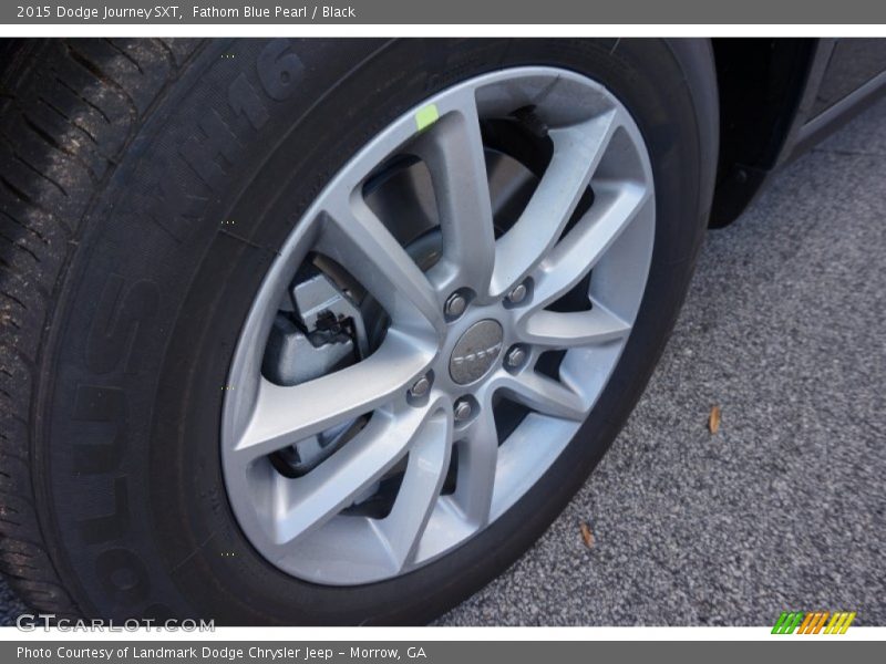 Fathom Blue Pearl / Black 2015 Dodge Journey SXT