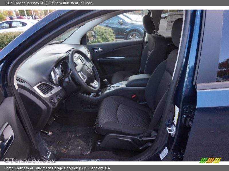 Fathom Blue Pearl / Black 2015 Dodge Journey SXT