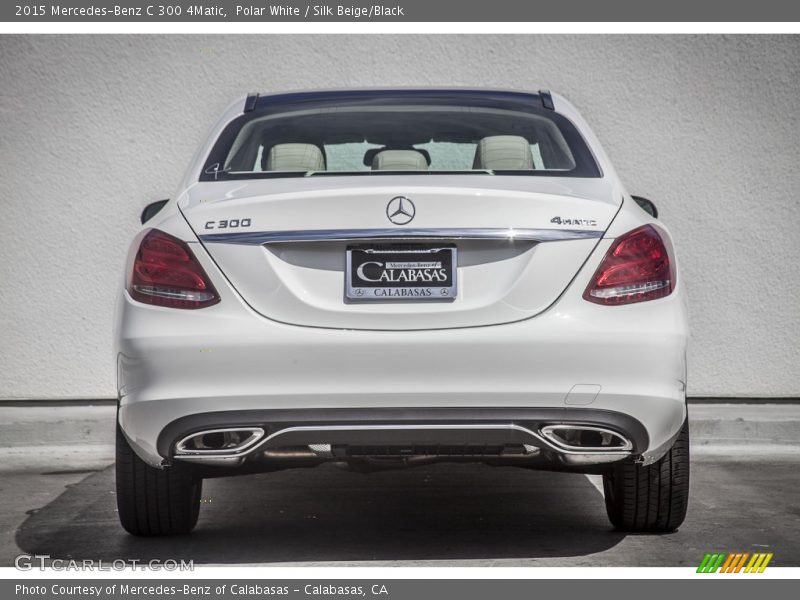 Polar White / Silk Beige/Black 2015 Mercedes-Benz C 300 4Matic