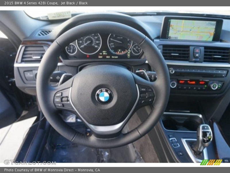 Jet Black / Black 2015 BMW 4 Series 428i Coupe