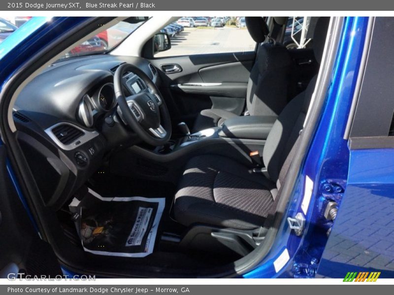 Blue Streak Pearl / Black 2015 Dodge Journey SXT