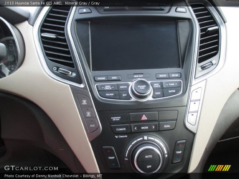 Mineral Gray / Gray 2013 Hyundai Santa Fe GLS AWD