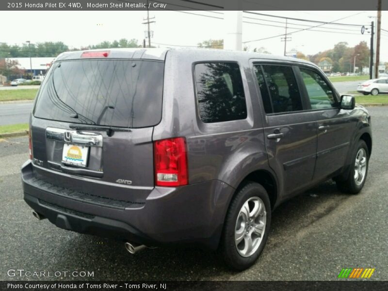 Modern Steel Metallic / Gray 2015 Honda Pilot EX 4WD