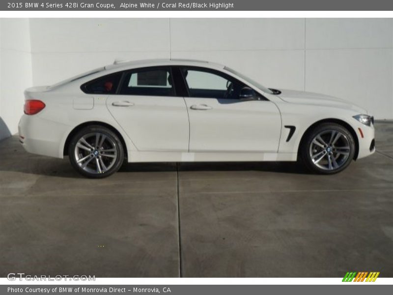  2015 4 Series 428i Gran Coupe Alpine White