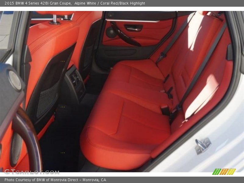 Rear Seat of 2015 4 Series 428i Gran Coupe