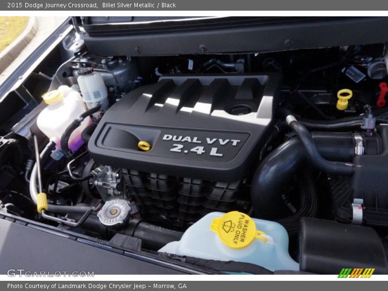 Billet Silver Metallic / Black 2015 Dodge Journey Crossroad