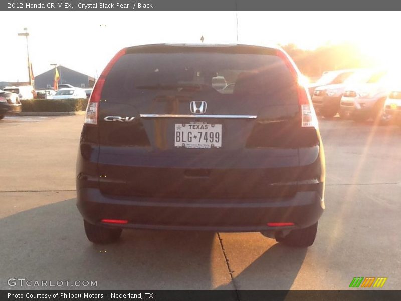 Crystal Black Pearl / Black 2012 Honda CR-V EX