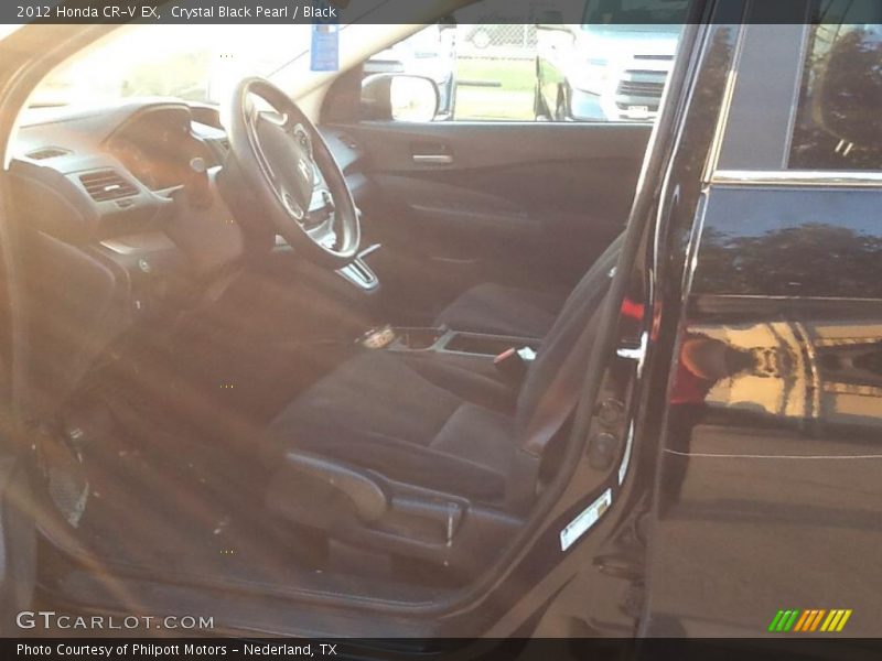 Crystal Black Pearl / Black 2012 Honda CR-V EX