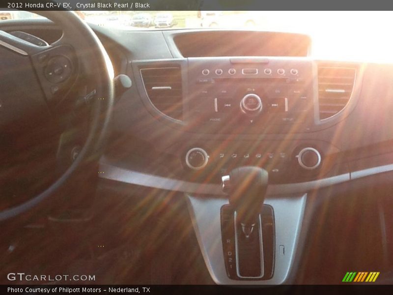 Crystal Black Pearl / Black 2012 Honda CR-V EX