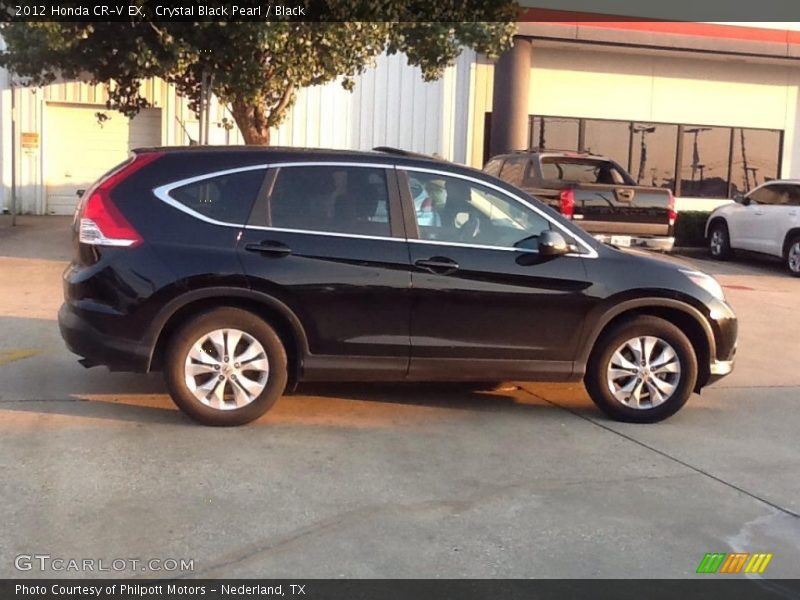 Crystal Black Pearl / Black 2012 Honda CR-V EX