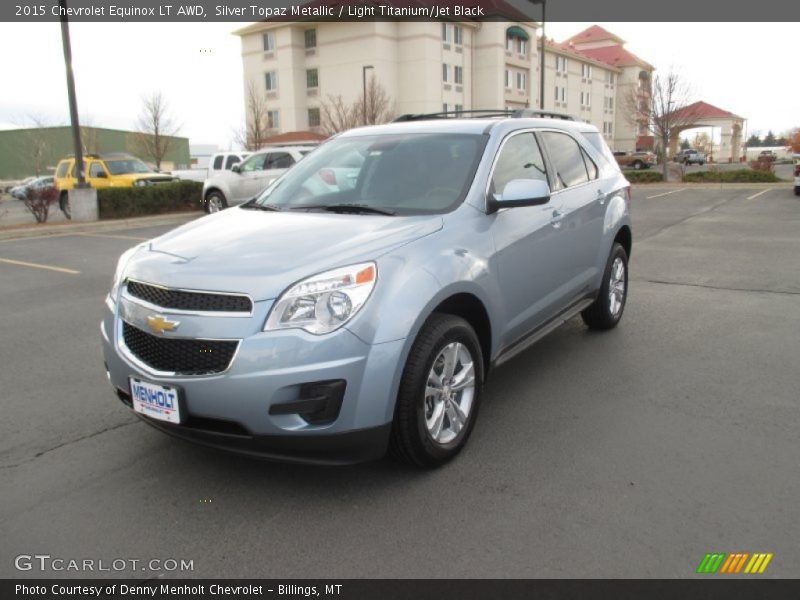 Silver Topaz Metallic / Light Titanium/Jet Black 2015 Chevrolet Equinox LT AWD