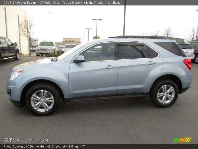 Silver Topaz Metallic / Light Titanium/Jet Black 2015 Chevrolet Equinox LT AWD