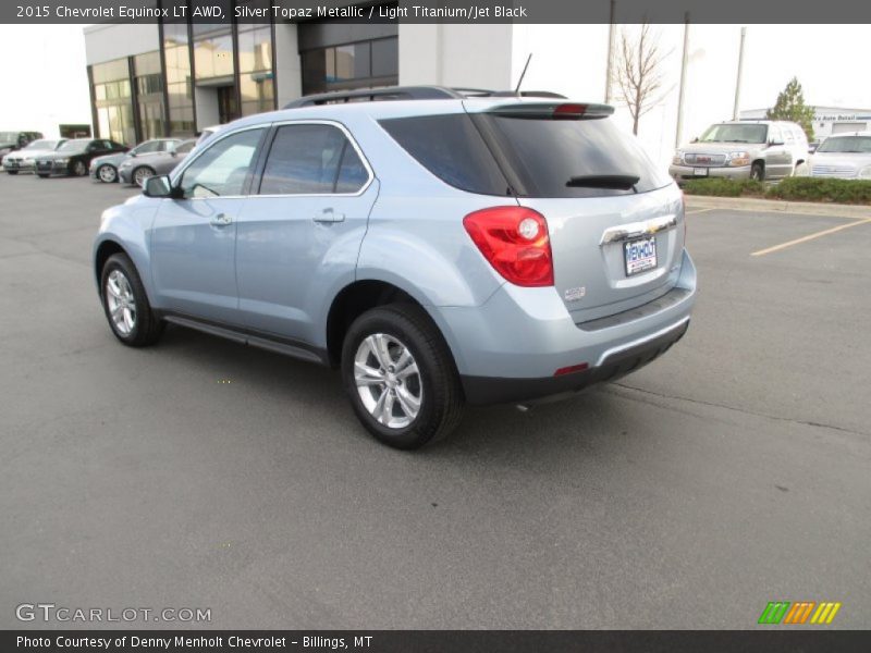 Silver Topaz Metallic / Light Titanium/Jet Black 2015 Chevrolet Equinox LT AWD