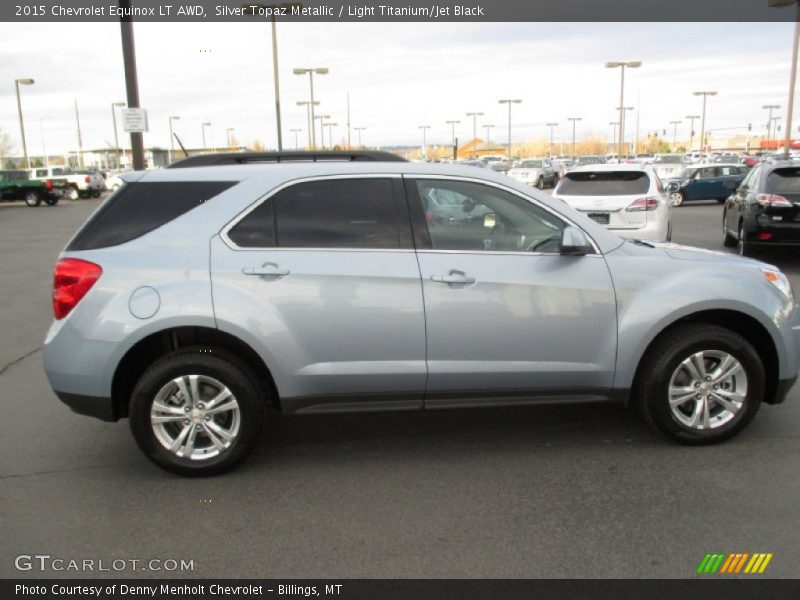 Silver Topaz Metallic / Light Titanium/Jet Black 2015 Chevrolet Equinox LT AWD
