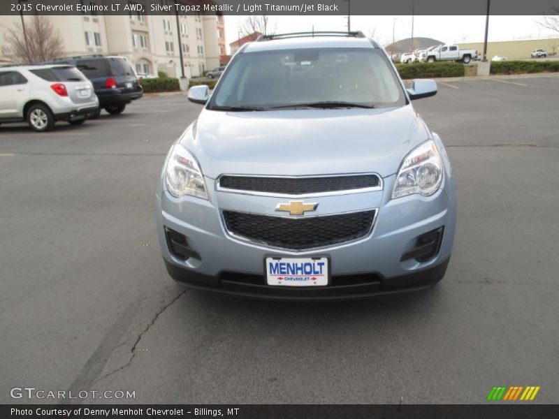 Silver Topaz Metallic / Light Titanium/Jet Black 2015 Chevrolet Equinox LT AWD
