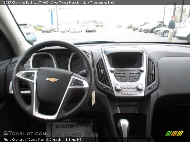 Silver Topaz Metallic / Light Titanium/Jet Black 2015 Chevrolet Equinox LT AWD