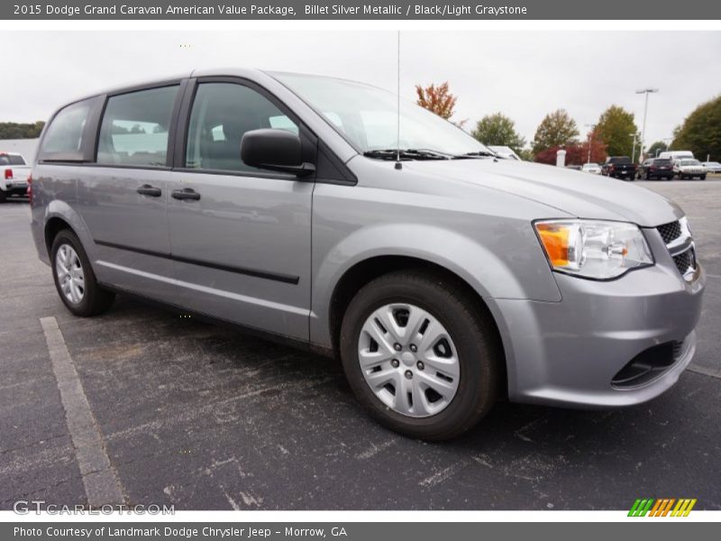 Front 3/4 View of 2015 Grand Caravan American Value Package