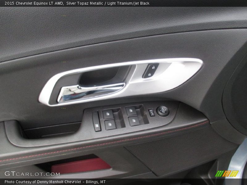 Silver Topaz Metallic / Light Titanium/Jet Black 2015 Chevrolet Equinox LT AWD