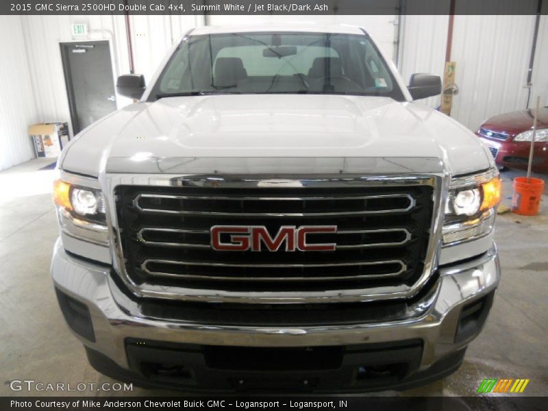 Summit White / Jet Black/Dark Ash 2015 GMC Sierra 2500HD Double Cab 4x4