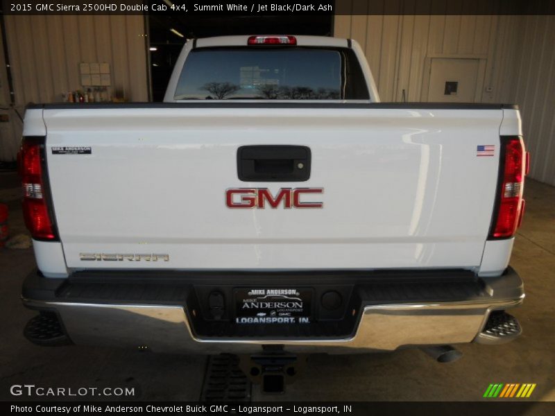 Summit White / Jet Black/Dark Ash 2015 GMC Sierra 2500HD Double Cab 4x4