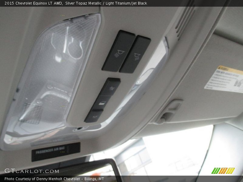 Silver Topaz Metallic / Light Titanium/Jet Black 2015 Chevrolet Equinox LT AWD