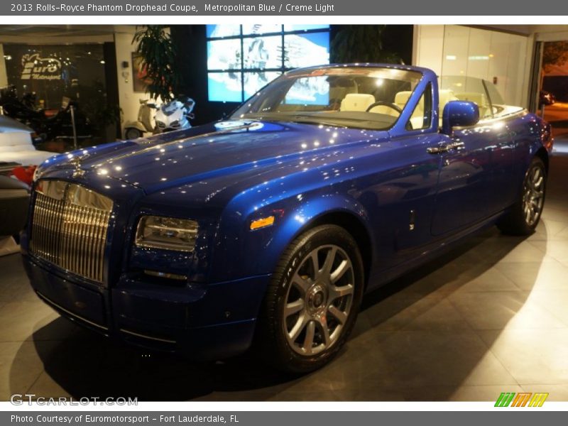 Metropolitan Blue / Creme Light 2013 Rolls-Royce Phantom Drophead Coupe