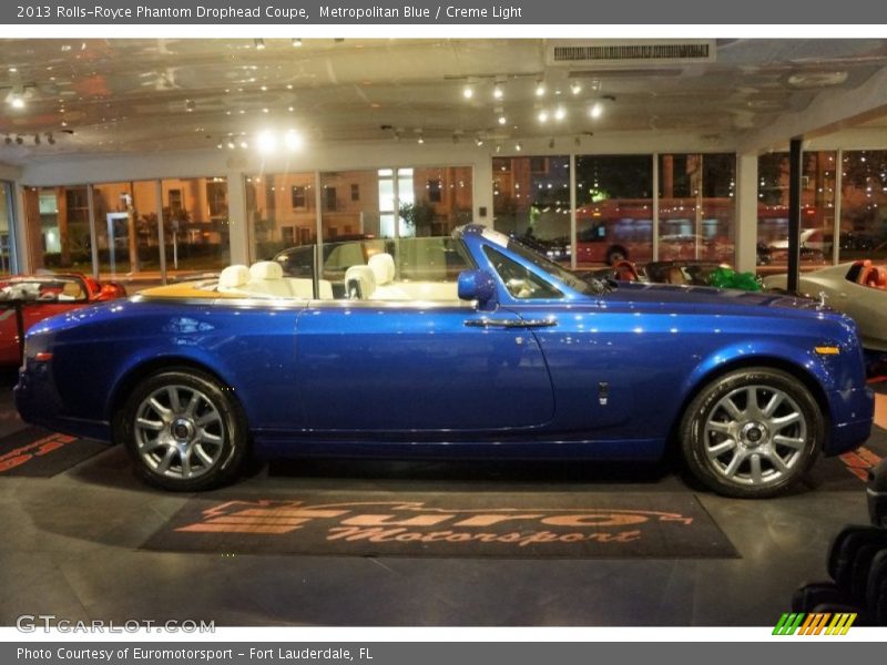 Metropolitan Blue / Creme Light 2013 Rolls-Royce Phantom Drophead Coupe