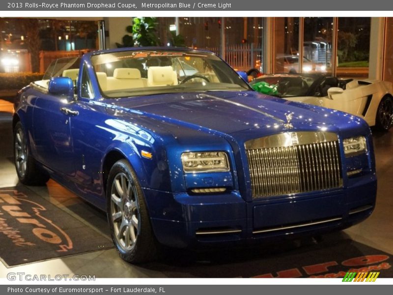 Metropolitan Blue / Creme Light 2013 Rolls-Royce Phantom Drophead Coupe