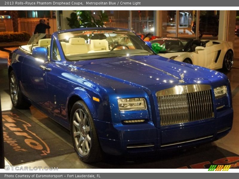 Metropolitan Blue / Creme Light 2013 Rolls-Royce Phantom Drophead Coupe