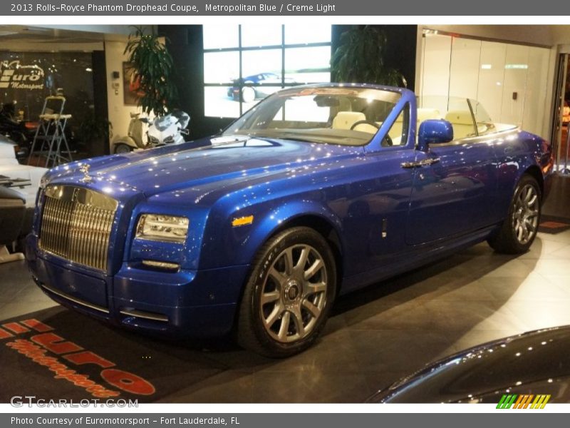 Metropolitan Blue / Creme Light 2013 Rolls-Royce Phantom Drophead Coupe