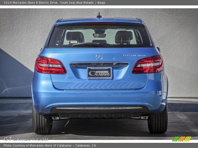 South Seas Blue Metallic / Beige 2014 Mercedes-Benz B Electric Drive
