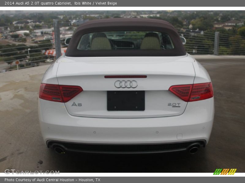 Ibis White / Velvet Beige 2014 Audi A5 2.0T quattro Cabriolet