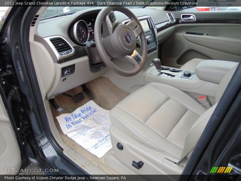 Dark Charcoal Pearl / Dark Graystone/Medium Graystone 2011 Jeep Grand Cherokee Laredo X Package 4x4