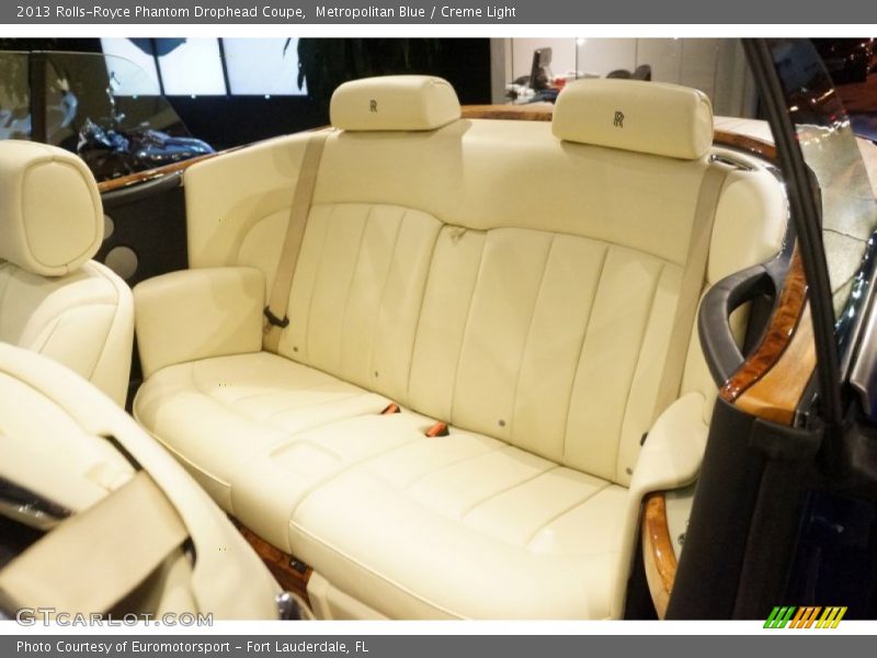 Rear Seat of 2013 Phantom Drophead Coupe