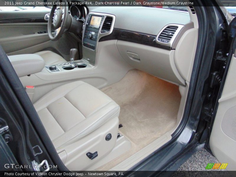 Dark Charcoal Pearl / Dark Graystone/Medium Graystone 2011 Jeep Grand Cherokee Laredo X Package 4x4