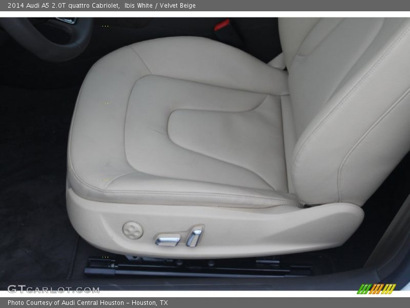 Ibis White / Velvet Beige 2014 Audi A5 2.0T quattro Cabriolet