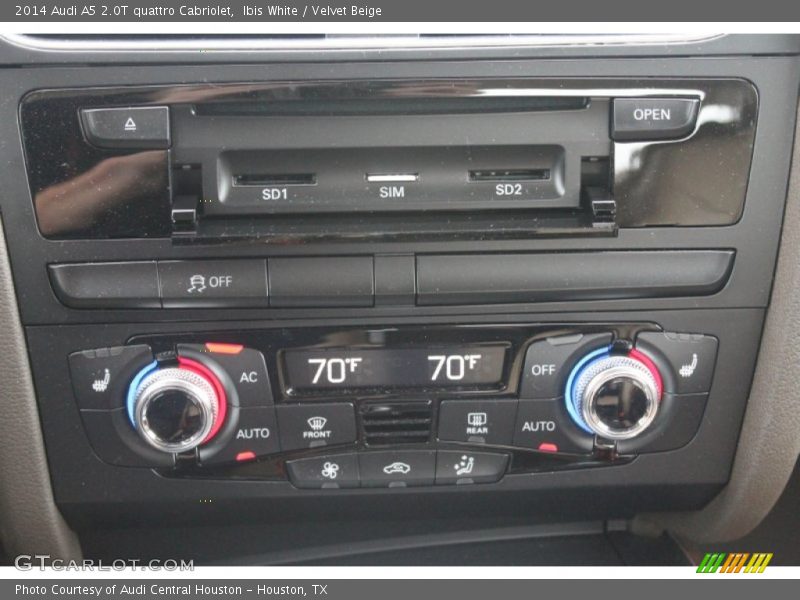 Ibis White / Velvet Beige 2014 Audi A5 2.0T quattro Cabriolet