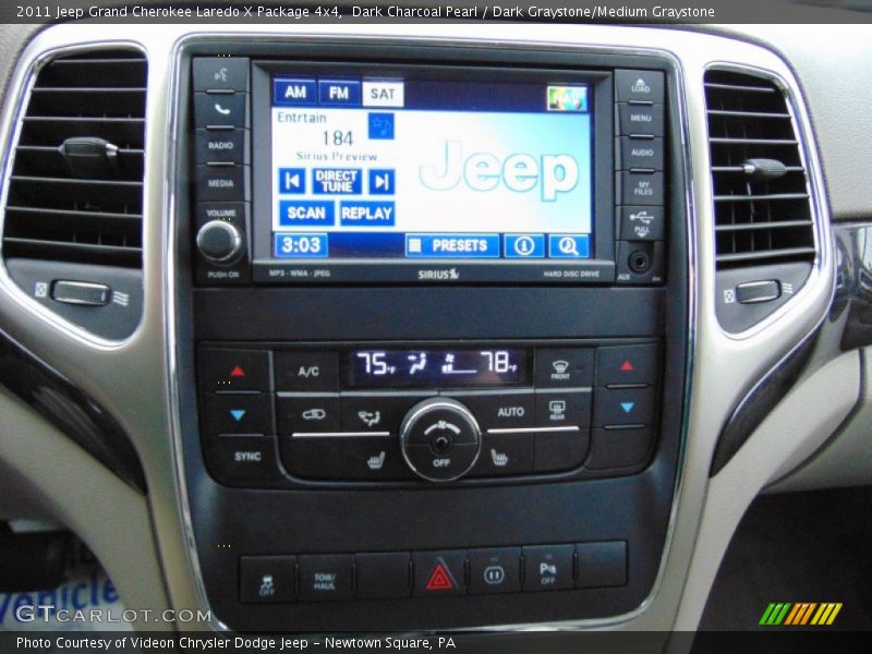 Dark Charcoal Pearl / Dark Graystone/Medium Graystone 2011 Jeep Grand Cherokee Laredo X Package 4x4