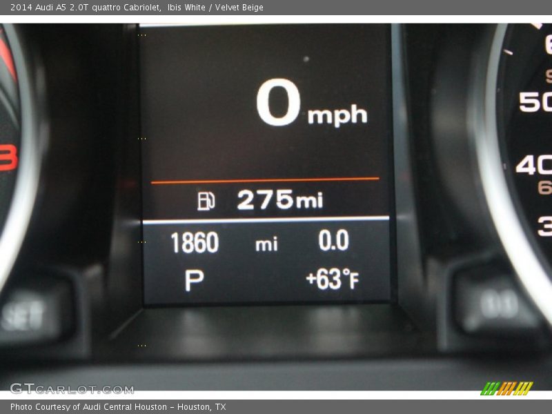 Ibis White / Velvet Beige 2014 Audi A5 2.0T quattro Cabriolet